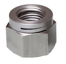 Auto-Lok double slotted self-locking nut